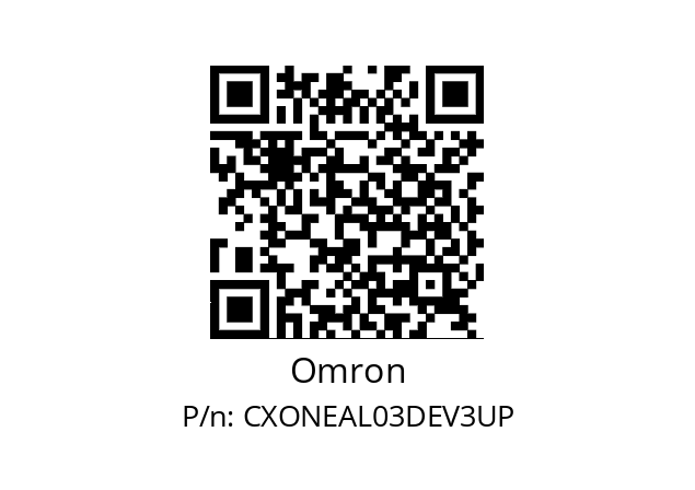   Omron CXONEAL03DEV3UP