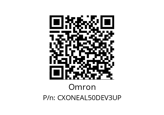   Omron CXONEAL50DEV3UP