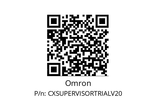   Omron CXSUPERVISORTRIALV20