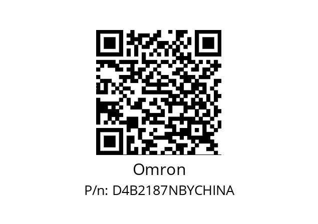   Omron D4B2187NBYCHINA