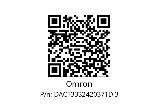   Omron DACT3332420371D 3