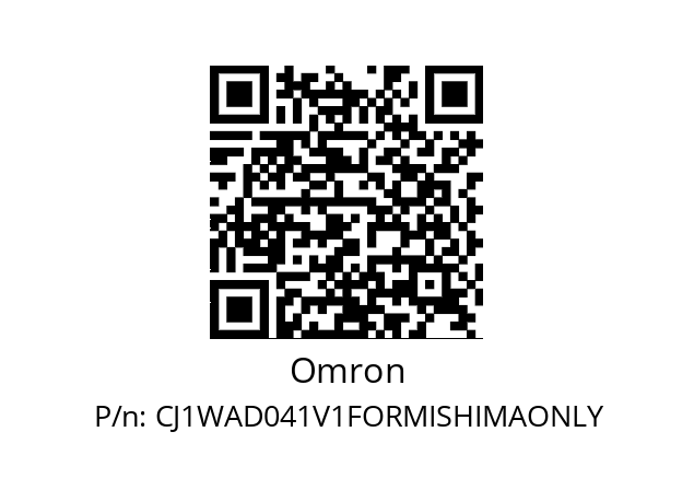   Omron CJ1WAD041V1FORMISHIMAONLY