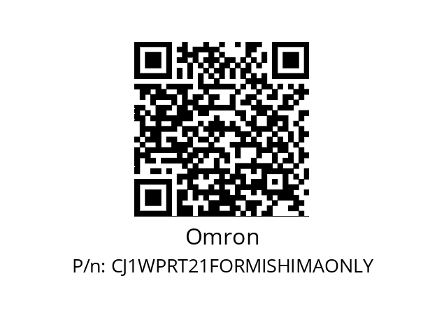   Omron CJ1WPRT21FORMISHIMAONLY