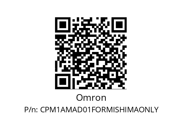   Omron CPM1AMAD01FORMISHIMAONLY