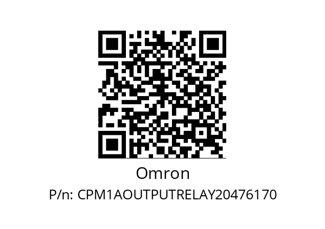   Omron CPM1AOUTPUTRELAY20476170