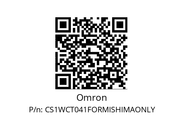   Omron CS1WCT041FORMISHIMAONLY