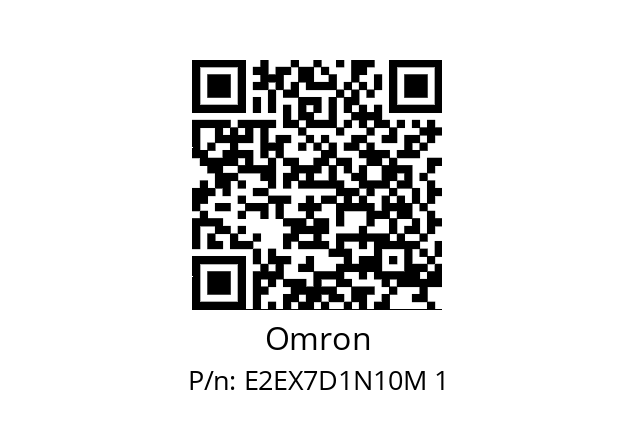   Omron E2EX7D1N10M 1