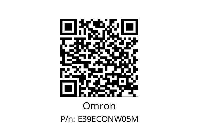   Omron E39ECONW05M