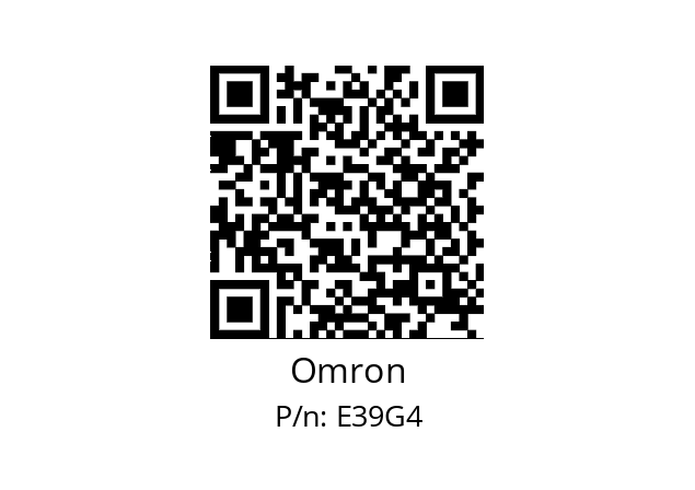   Omron E39G4