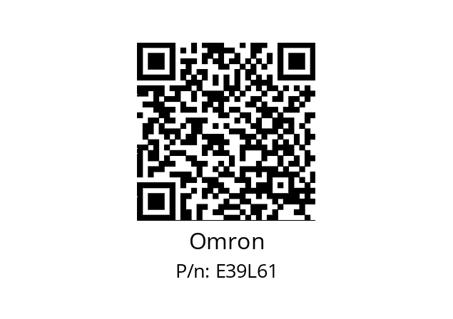   Omron E39L61