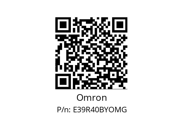   Omron E39R40BYOMG