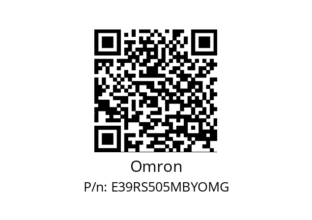   Omron E39RS505MBYOMG