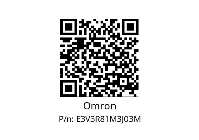   Omron E3V3R81M3J03M