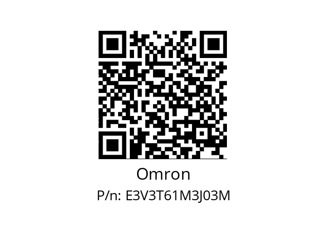   Omron E3V3T61M3J03M