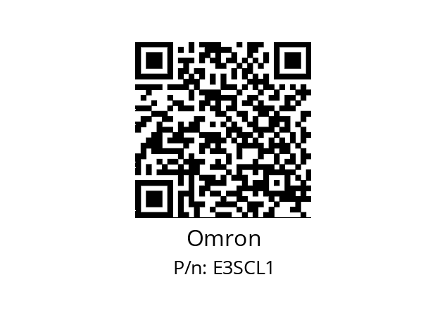   Omron E3SCL1