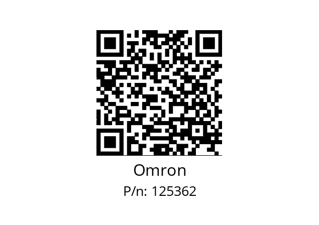   Omron 125362