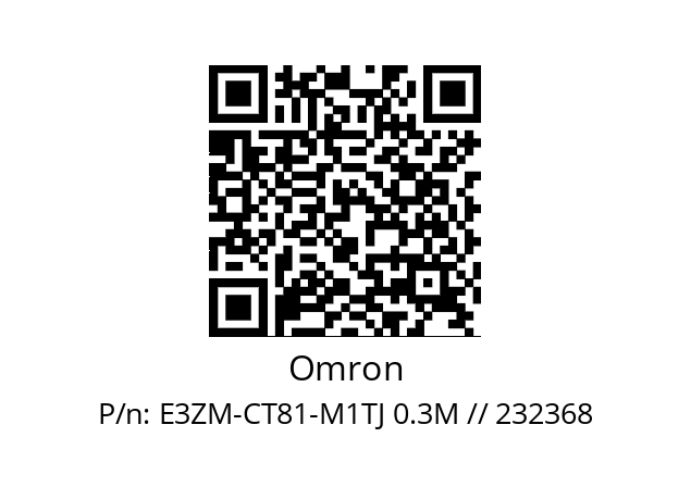   Omron E3ZM-CT81-M1TJ 0.3M // 232368