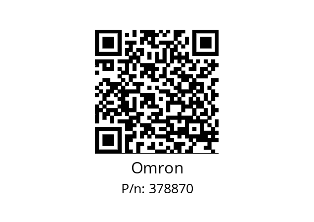   Omron 378870