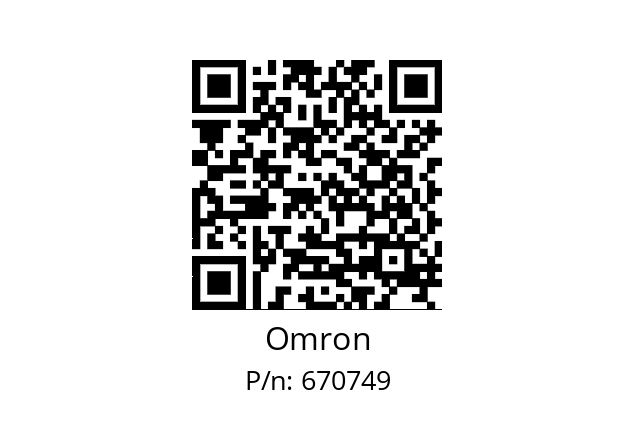   Omron 670749