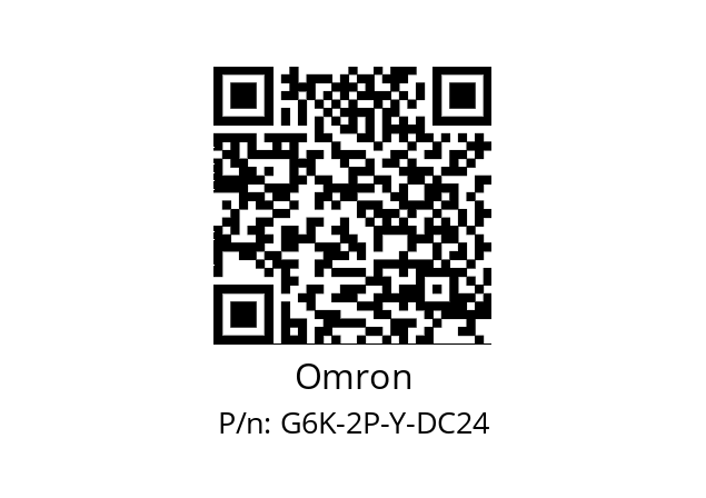   Omron G6K-2P-Y-DC24