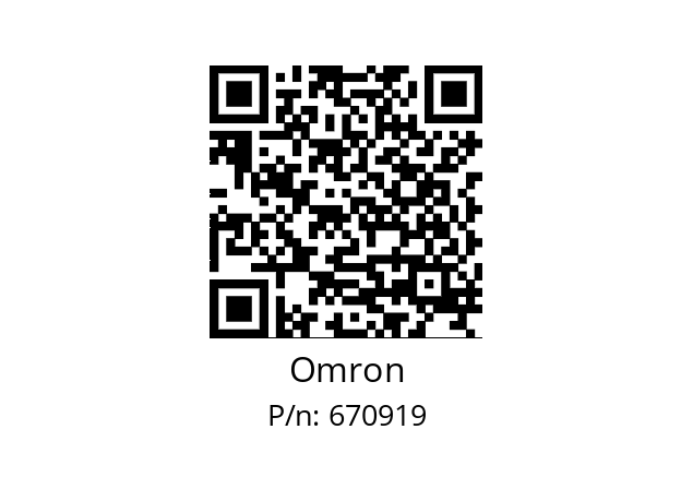   Omron 670919