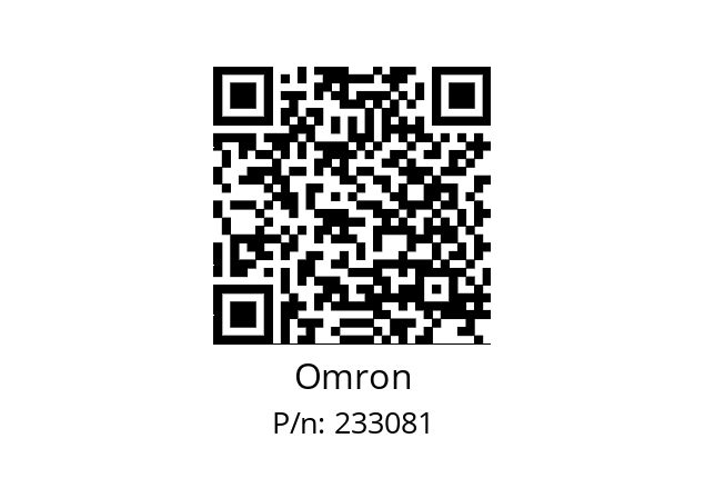   Omron 233081