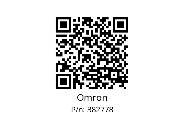   Omron 382778