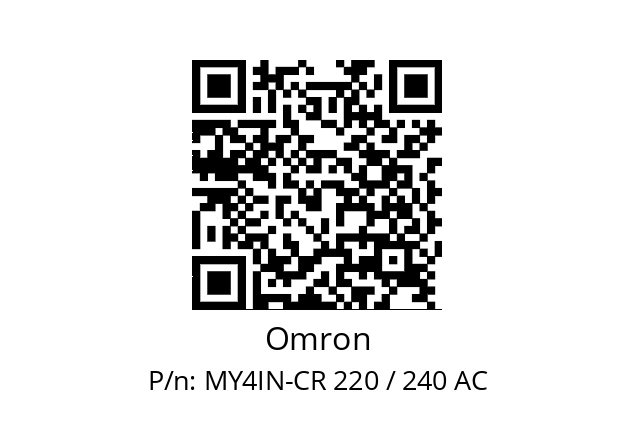   Omron MY4IN-CR 220 / 240 AC