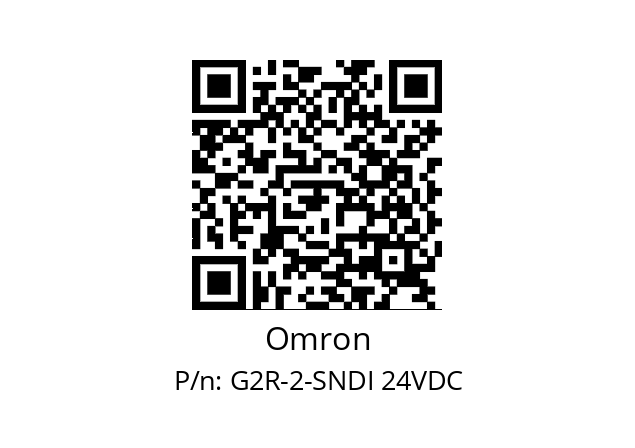   Omron G2R-2-SNDI 24VDC