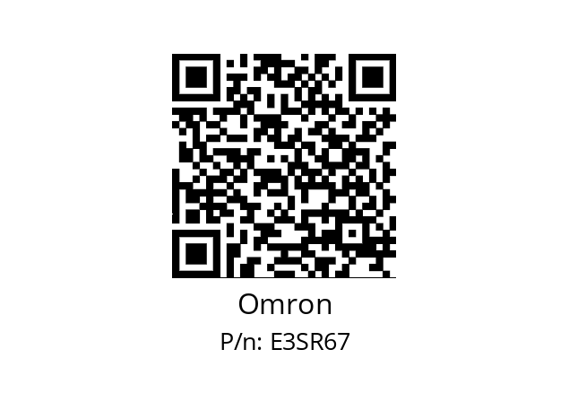   Omron E3SR67