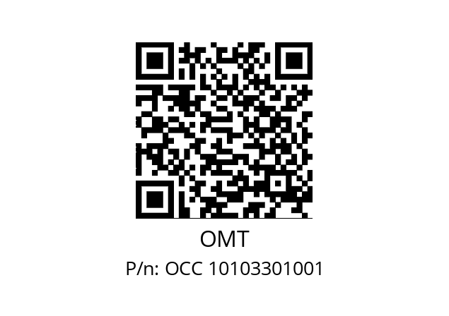   OMT OCC 10103301001