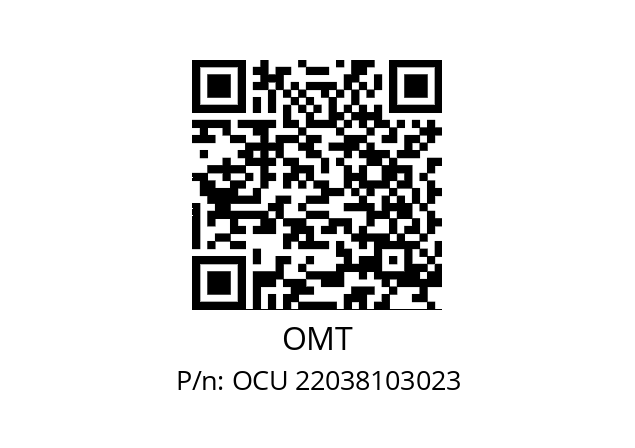   OMT OCU 22038103023