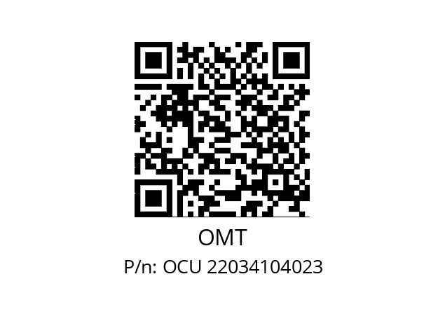   OMT OCU 22034104023