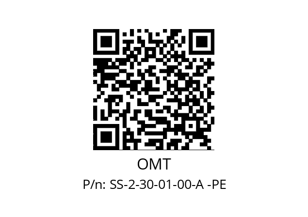   OMT SS-2-30-01-00-A -PE