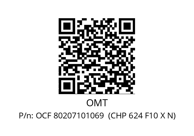   OMT OCF 80207101069  (CHP 624 F10 X N)