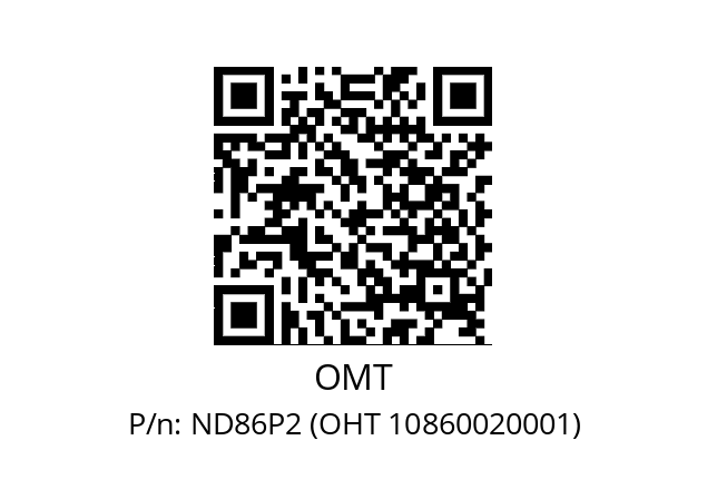   OMT ND86P2 (OHT 10860020001)