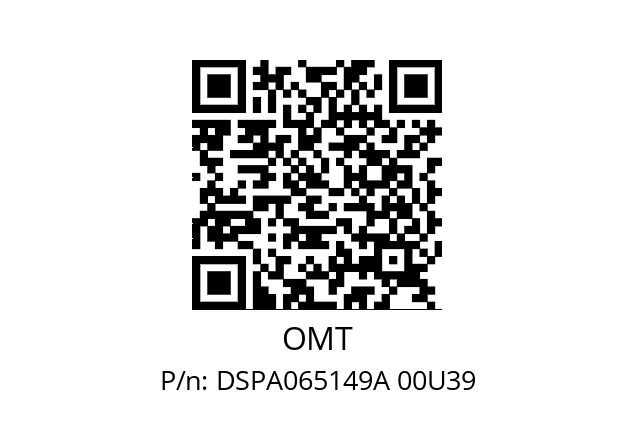   OMT DSPA065149A 00U39