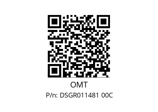   OMT DSGR011481 00C