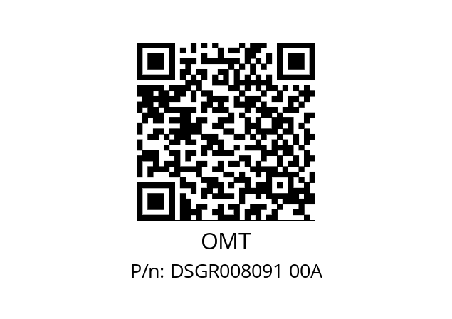   OMT DSGR008091 00A