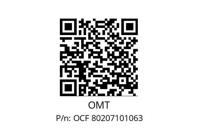   OMT OCF 80207101063