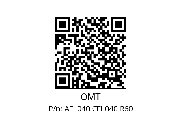   OMT AFI 040 CFI 040 R60