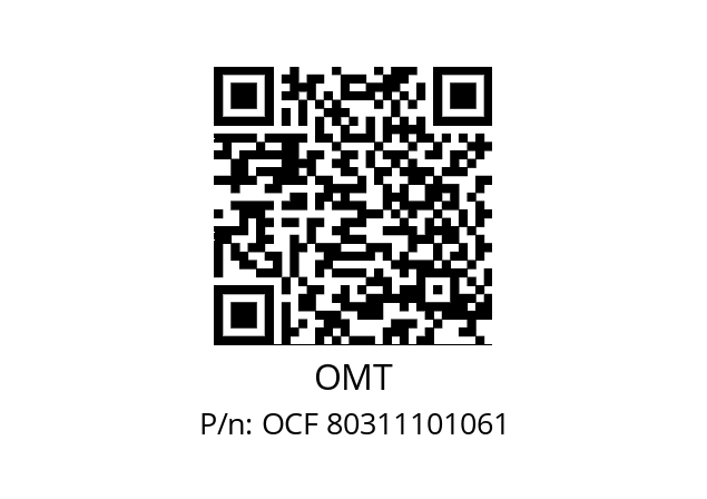   OMT OCF 80311101061