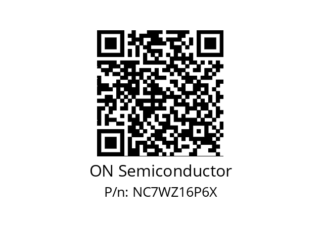   ON Semiconductor NC7WZ16P6X