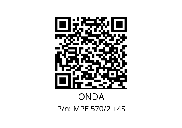   ONDA MPE 570/2 +4S