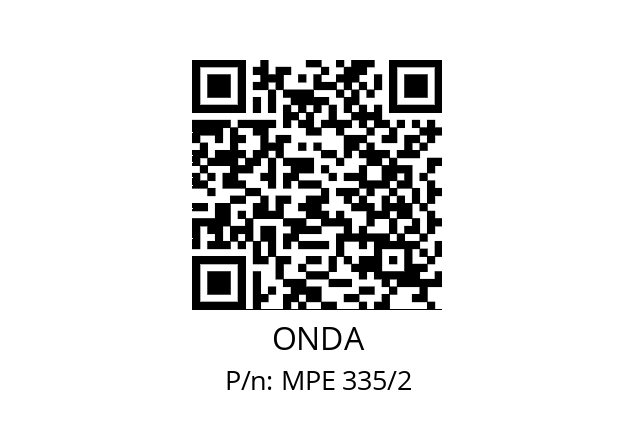   ONDA MPE 335/2