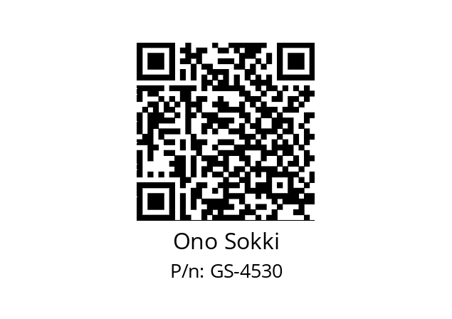   Ono Sokki GS-4530