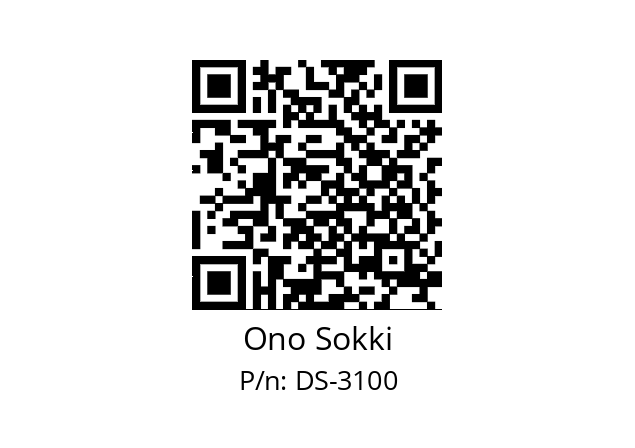   Ono Sokki DS-3100