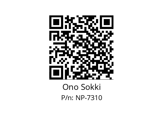   Ono Sokki NP-7310