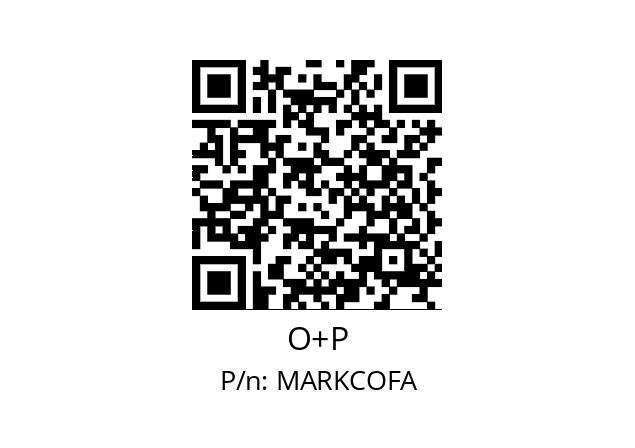   O+P MARKCOFA