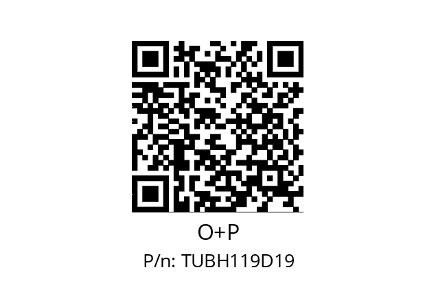   O+P TUBH119D19